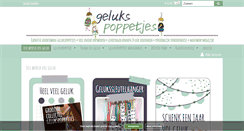 Desktop Screenshot of gelukspoppetjes.eu
